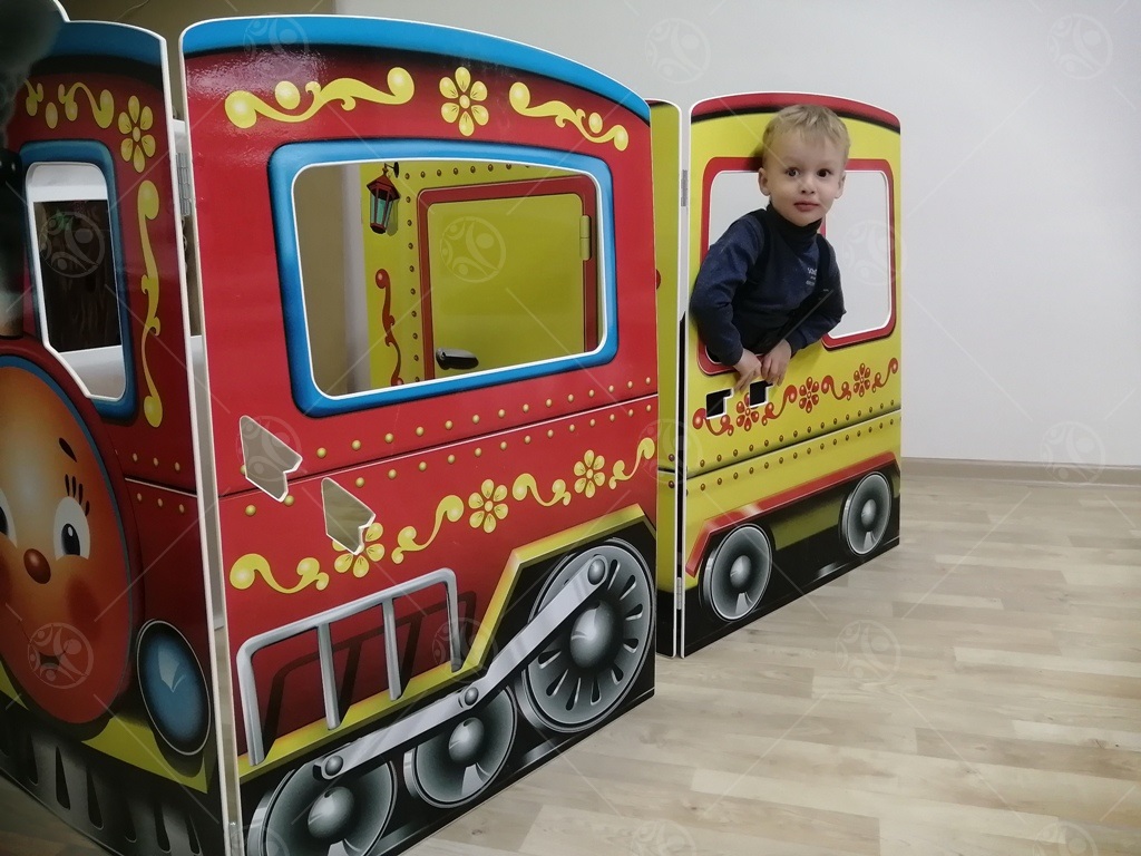 Игровой модуль "Паровоз и вагон" Игровой модуль "Паровоз и вагон"