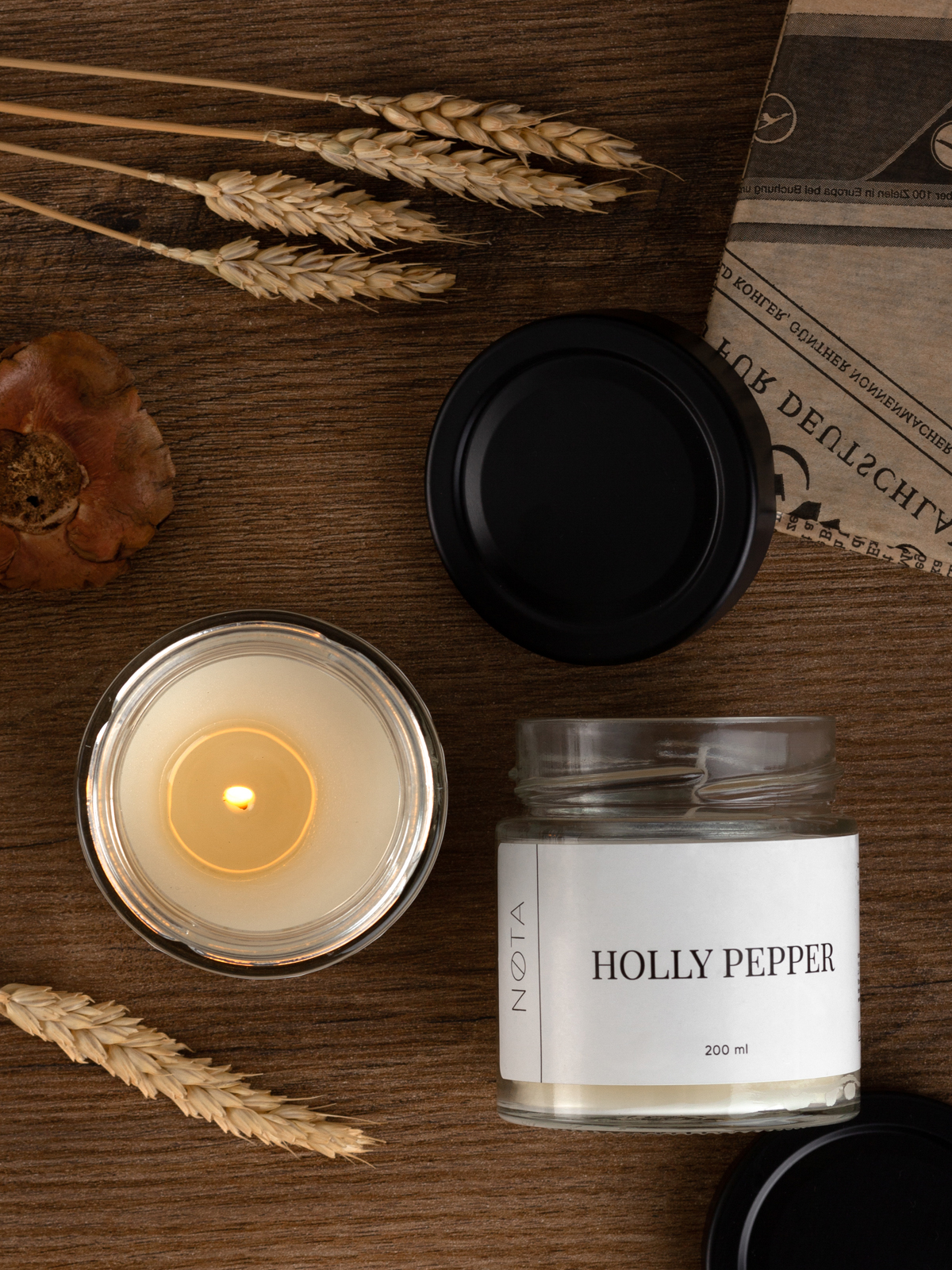 Свеча ароматическая Nota Holly pepper, 200 мл Свеча ароматическая Nota Holly pepper, 200 мл
