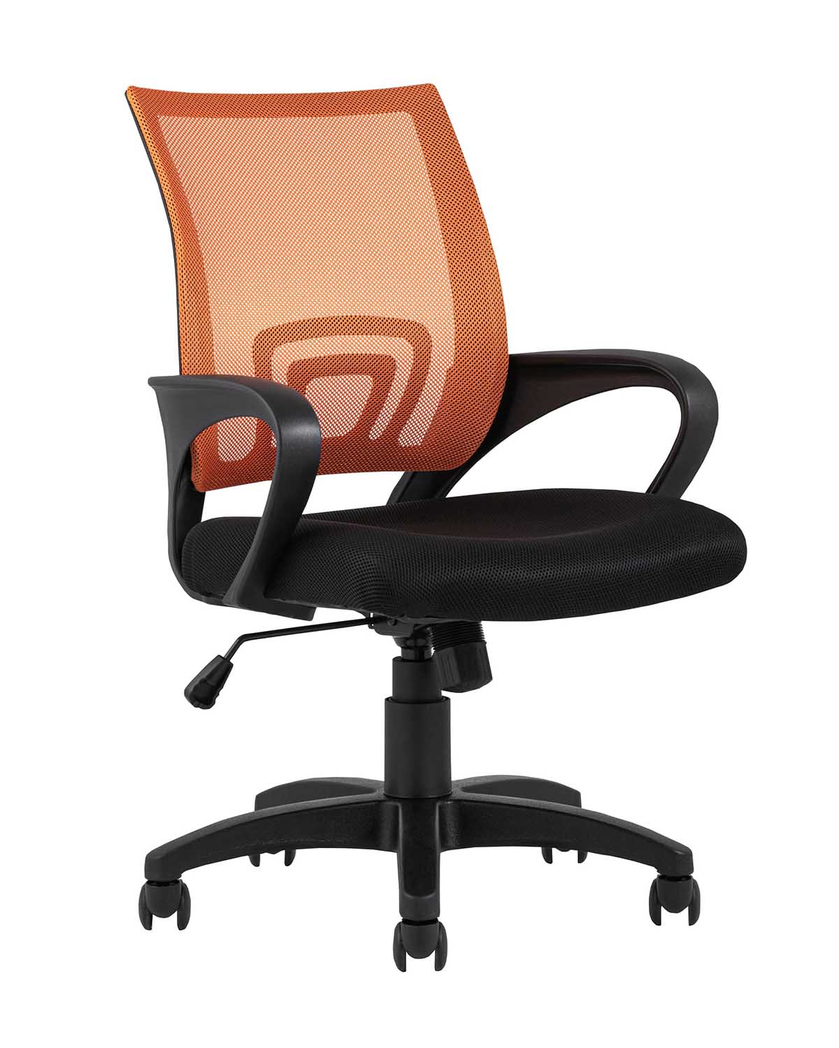 Кресло офисное TopChairs Simple оранжевое Кресло офисное TopChairs Simple оранжевое