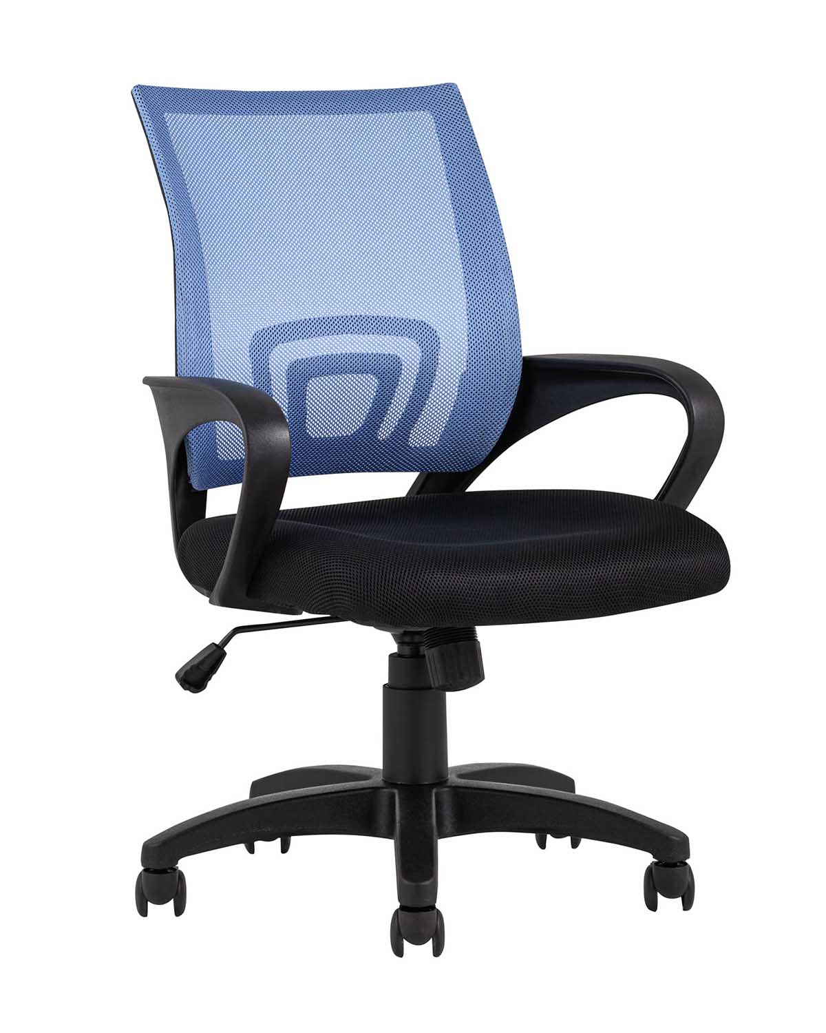 Кресло офисное TopChairs Simple голубое Кресло офисное TopChairs Simple голубое