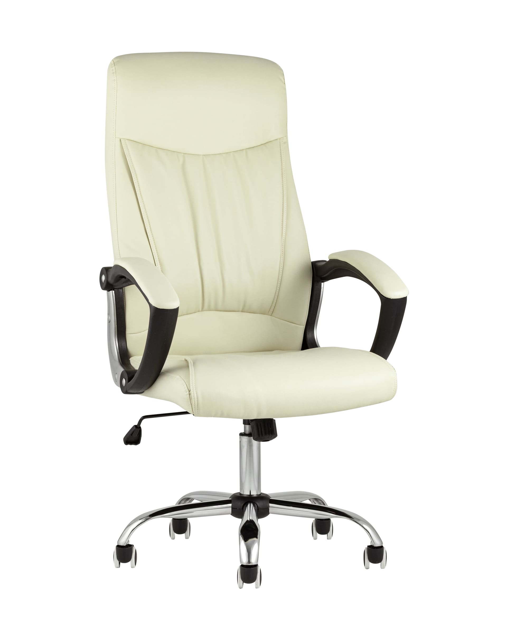 Кресло руководителя TopChairs Tower бежевое Кресло руководителя TopChairs Tower бежевое
