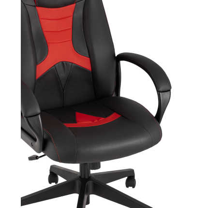 Кресло игровое TopChairs ST-CYBER 8 черный/красный