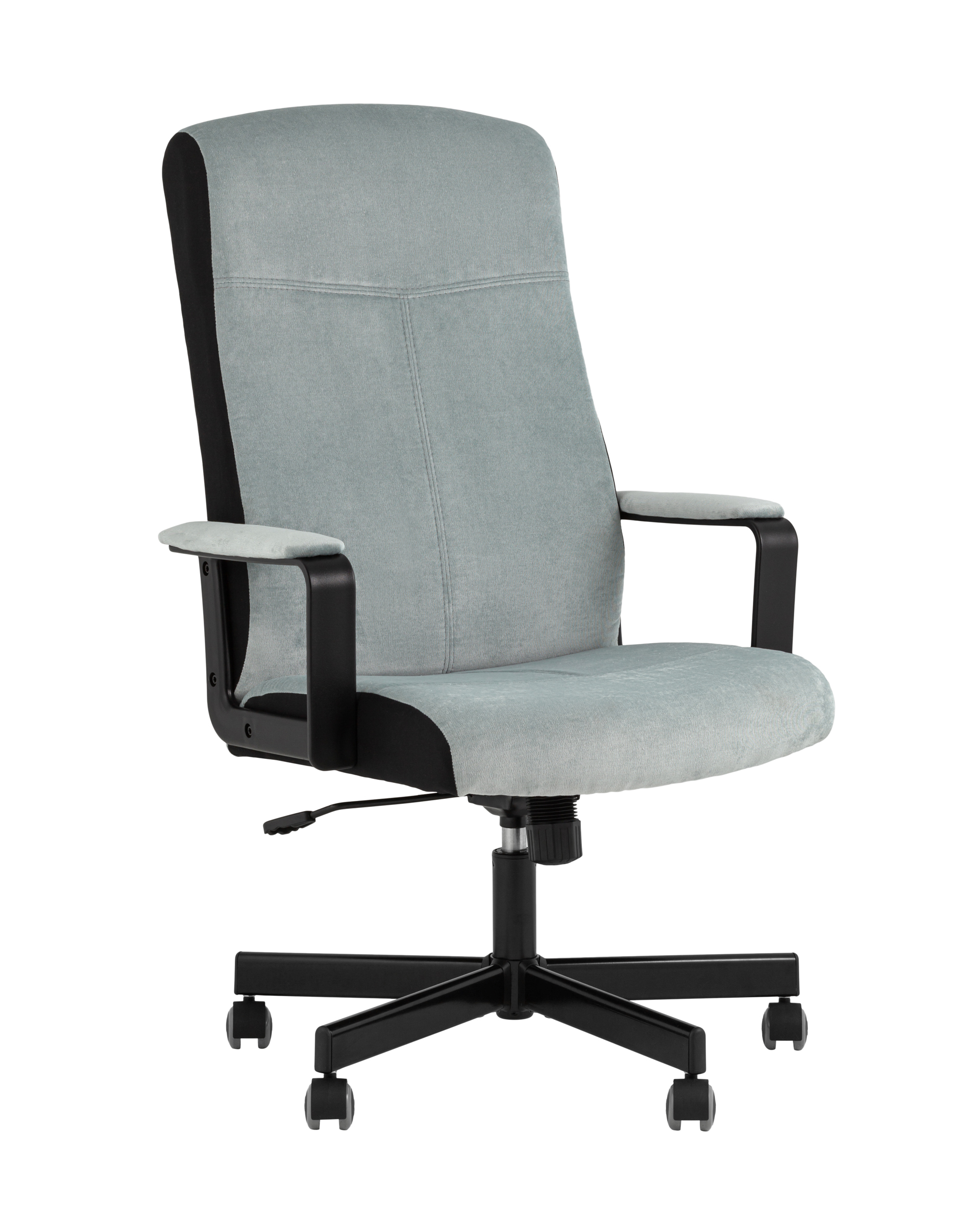 Кресло руководителя TopChairs ST-DOMINGO серо-голубой Кресло руководителя TopChairs ST-DOMINGO серо-голубой