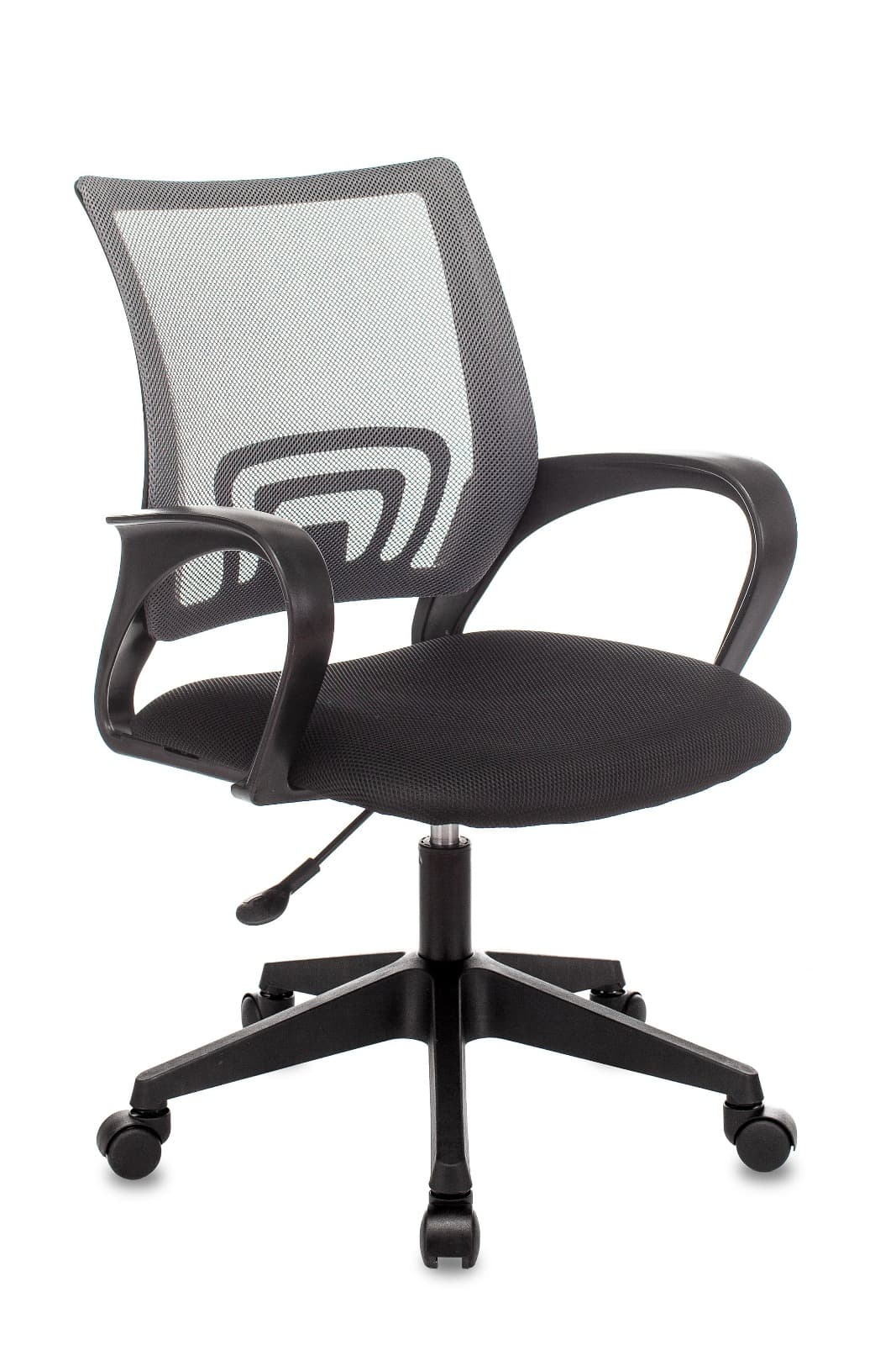 Кресло офисное TopChairs ST-Basic сетка/ткань темно-серый Кресло офисное TopChairs ST-Basic сетка/ткань темно-серый