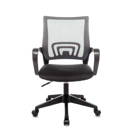 Кресло офисное TopChairs ST-Basic сетка/ткань темно-серый
