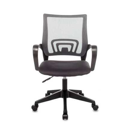 Кресло офисное TopChairs ST-Basic сетка/ткань серый