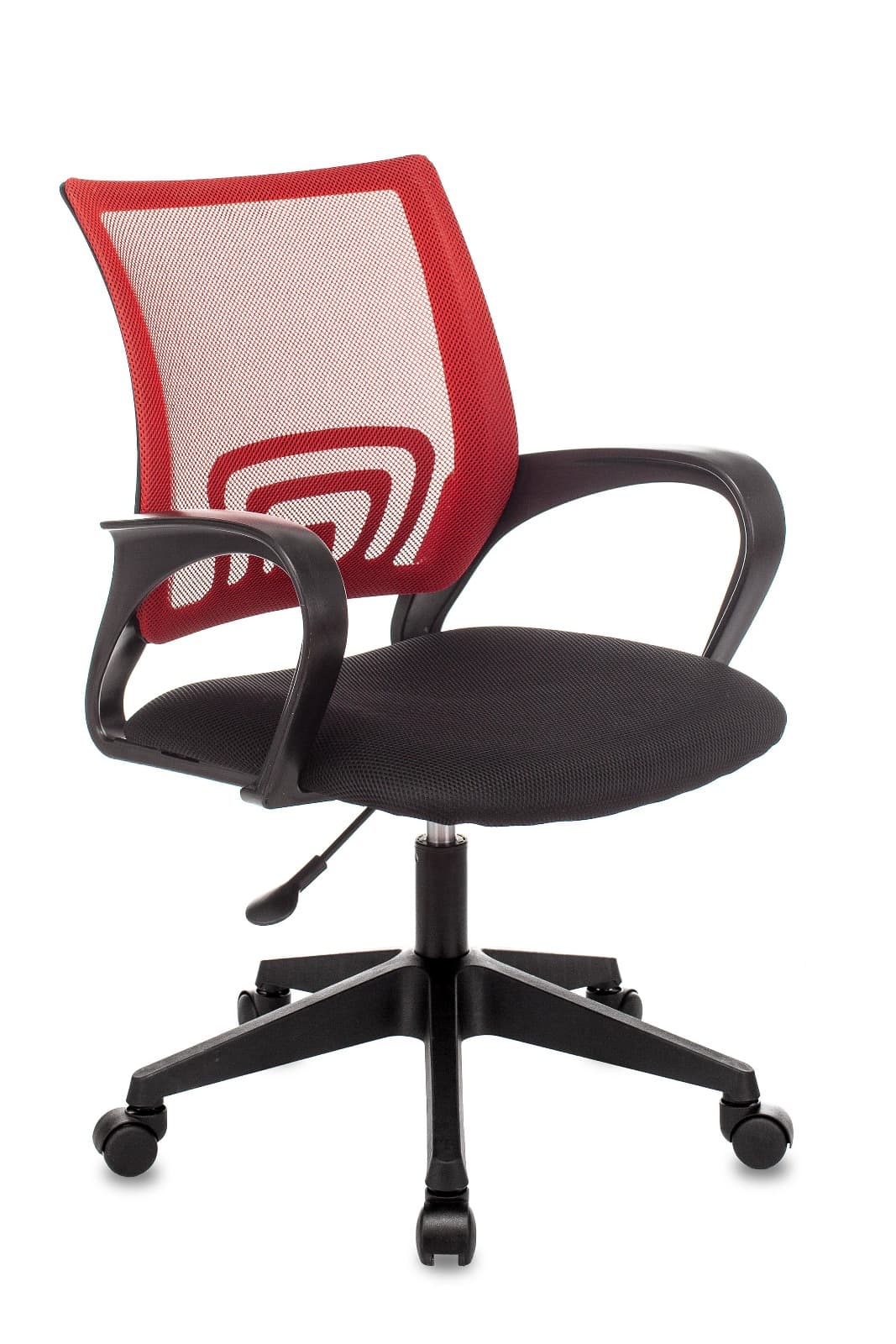 Кресло офисное TopChairs ST-Basic сетка/ткань красный Кресло офисное TopChairs ST-Basic сетка/ткань красный