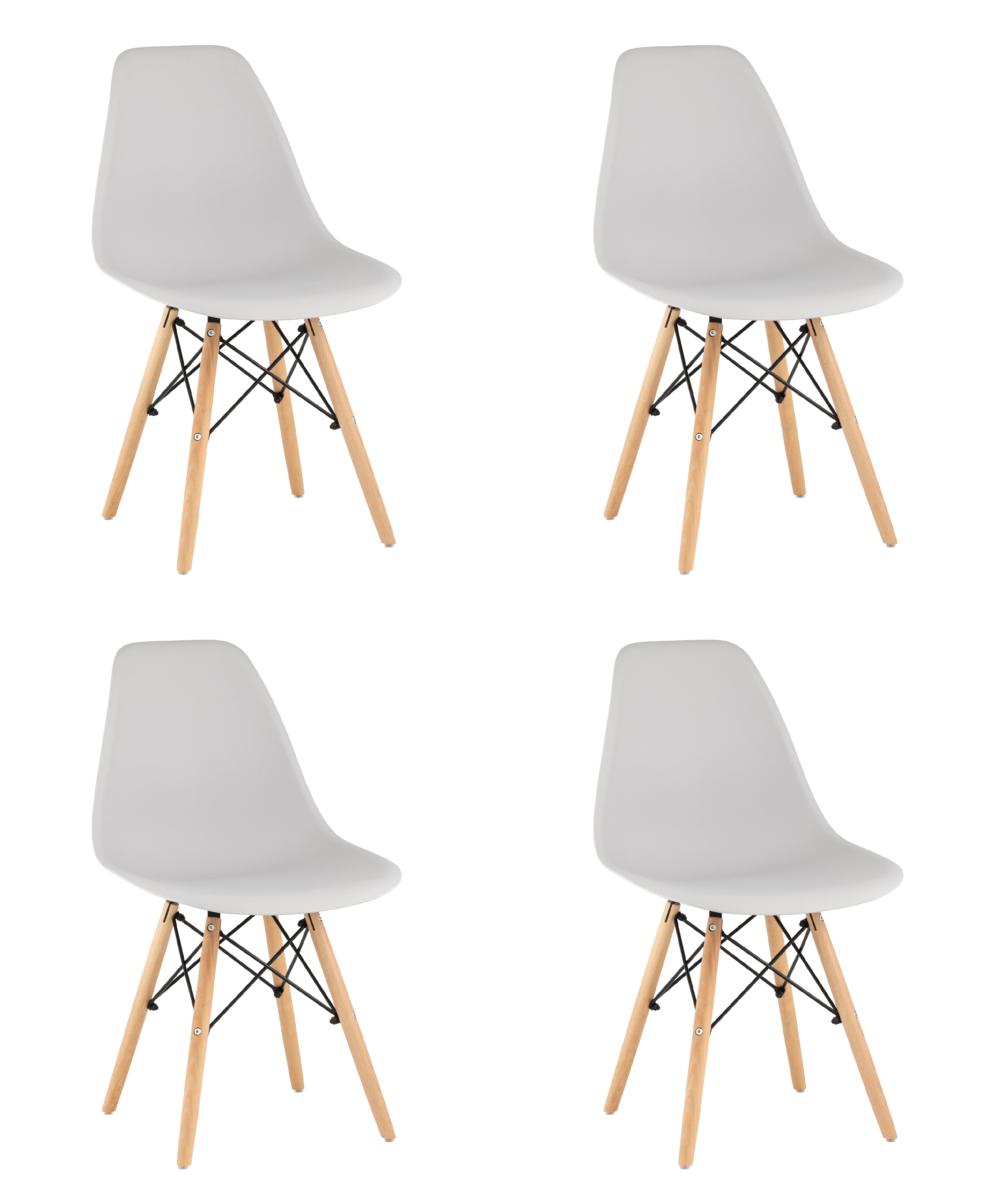 Стул Style DSW светло-серый x4 Стул Style DSW светло-серый x4