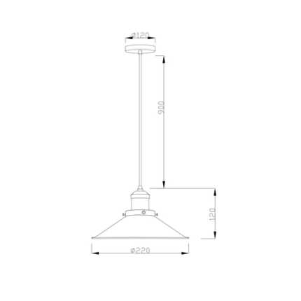 Подвесной светильник Moderli V1340-1P Night 1*E27*60W