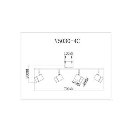 Спот Moderli V5030-4C David