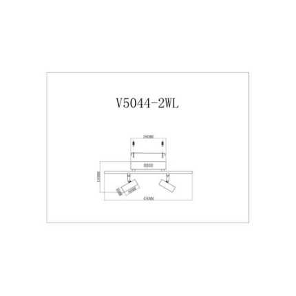 Светодиодный спот Moderli V5044-2WL Right